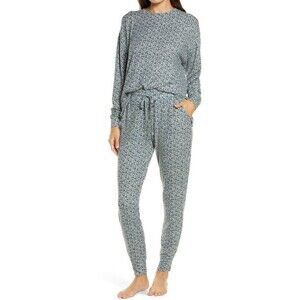 BP. Cozy Lounge Top In Dark Blue Size M